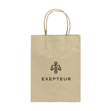 Logo trade liikelahjat mainoslahjat kuva: Leaf It Bag kierrätettyä ruohopaperia (120 g/m²) M