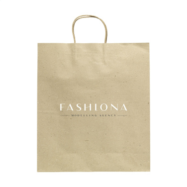 Logotrade liikelahjat kuva: Leaf It Bag kierrätetty ruohopaperi (120 g/m²) XL