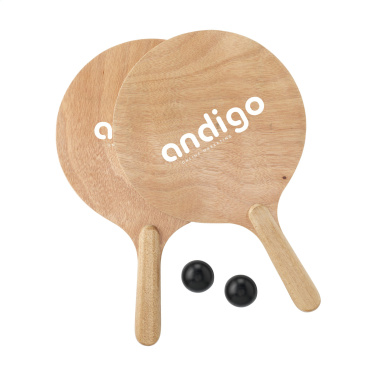 Logotrade mainoslahja tuotekuva: Playa Wood BeachTennis rantapeli
