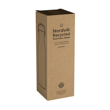 Logotrade mainoslahja ja liikelahja kuva: Nordvik RCS Recycled Steel 500 ml juomapullo
