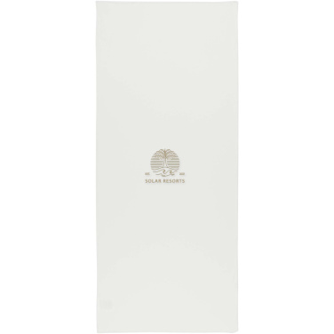 Logo trade mainoslahja ja liikelahja tuotekuva: Lucas RPET-urheilupyyhe 30 x 80 cm