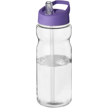 Logo trade liikelahja mainoslahja tuotekuva: H2O Active® Eco Base 650 ml -urheilujuomapullo kaatonokkakannella