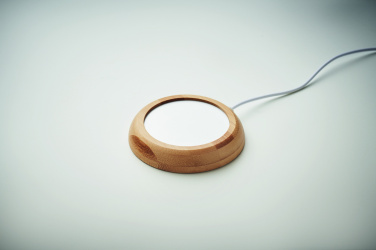 Logo trade mainostuote kuva: Bambuinen mukilämmitin USB:llä