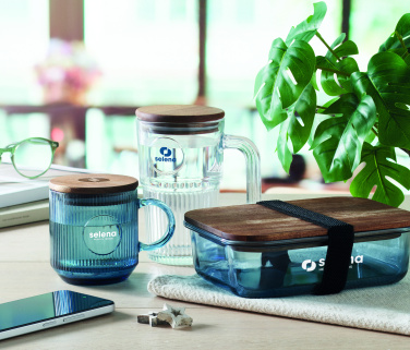 Logo trade liikelahjat mainoslahjat kuva: Uurrettu lasimuki 300ml