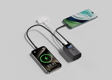 Logotrade liikelahja tuotekuva: Urban Vitamin Campbell 55 W 10 000 mAh virtapankki