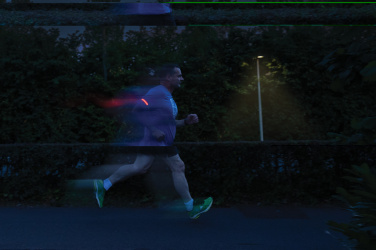Logotrade mainostuote tuotekuva: Lumi Sprint RCS rplastic LED-ladattava juoksulamppu