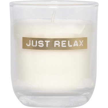 Logo trade liikelahja kuva: Wellmark Discovery 250 ml:n käsisaippua-annostelija ja 150 g:n tuoksukynttiläsetti