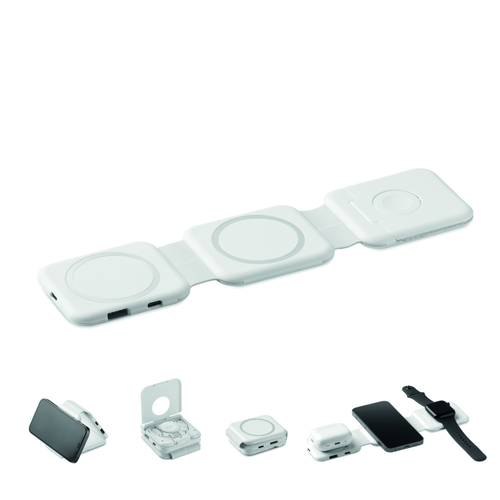 Logo trade liikelahja mainoslahja tuotekuva: Taitettava latausasema