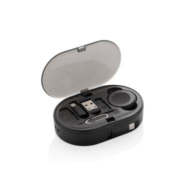 Logo trade mainoslahja ja liikelahja tuotekuva: Chargevix RCS -kierrätysmuovinen 60 W lataussetti