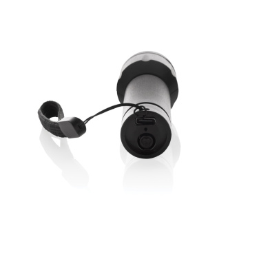 Logotrade mainoslahjat ja liikelahjat tuotekuva: Flara RCS -kierrätysmuovinen USB-ladattava taskulamppu