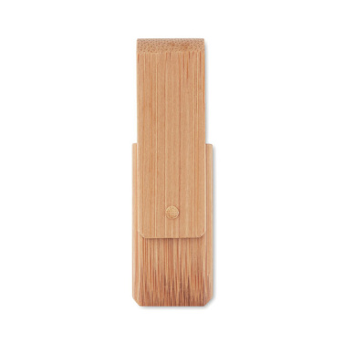 Logo trade mainoslahjat tuotekuva: Bambu USB-muistitikku 1-64GB.