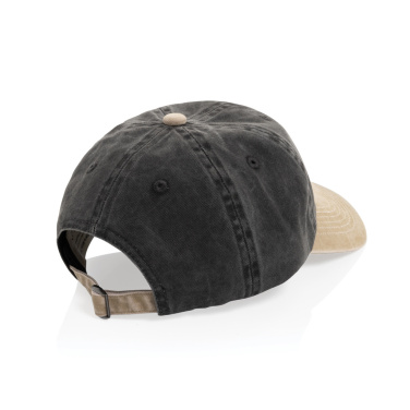 Logotrade mainoslahjat kuva: BEAU AWARE™ -puuvillatwill-lippalakki, 6-osainen, 270 g/m²