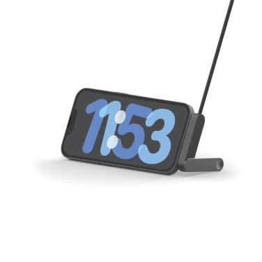 Logo trade mainoslahja kuva: Aluvia RCS 65 W PD-kaapeli säädettävällä puhelintelineellä