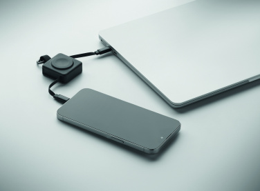 Logo trade mainoslahjat ja liikelahjat kuva: Kelautuva 100 W:n USB-C-kaapel