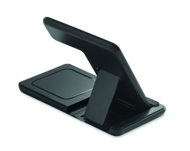 Logotrade mainostuote tuotekuva: Taitettava 3-in-1 laturi 15W