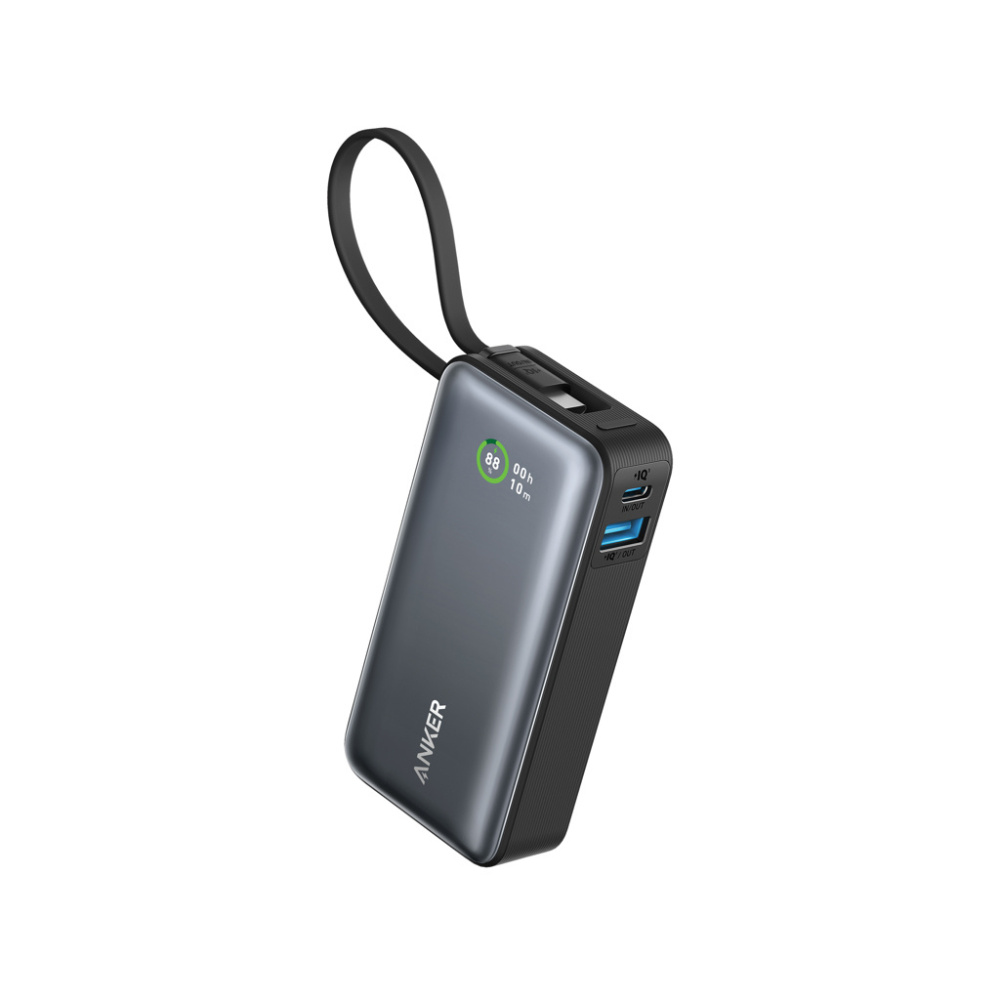 Logo trade liikelahjat mainoslahjat kuva: Anker Nano 30 W -varavirtalähde USB-C-kaapelilla