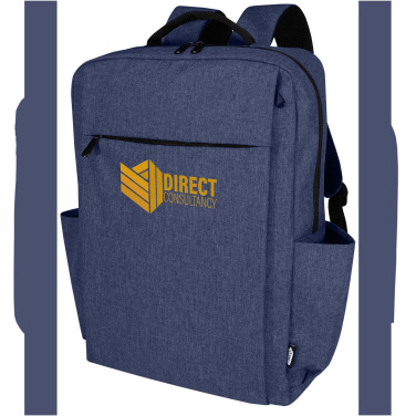 Logo trade mainoslahja ja liikelahja tuotekuva: Libra GRS-kierrätetty reppu 15” kannettavalle tietokoneelle 15 l