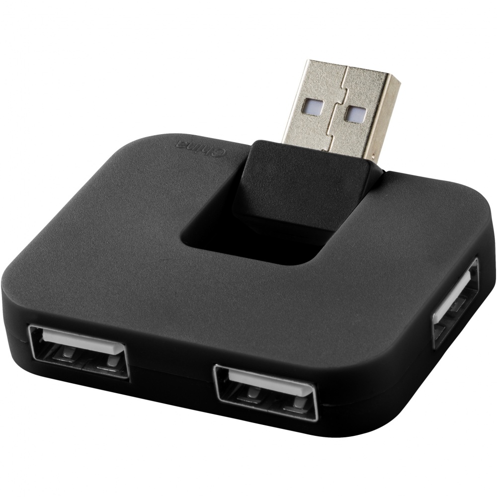 Logotrade dovana nuotrauka: Gaia 4 prievadų USB šakotuvas