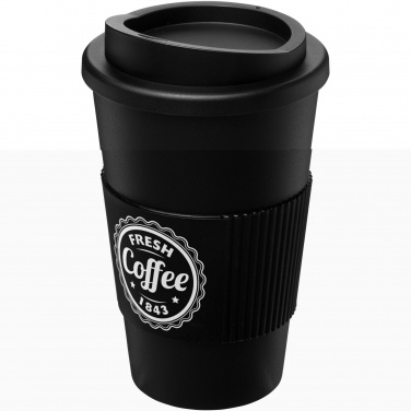 Logotrade reklaminiai produktai nuotrauka: Americano® 350 ml izoliuotas stiklainis su rankena