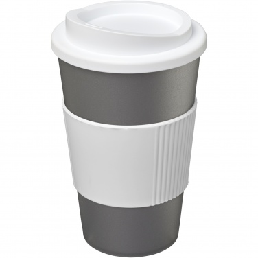 Logotrade reklaminiai produktai nuotrauka: Americano® 350 ml izoliuotas stiklainis su rankena