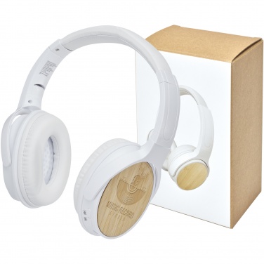 Logotrade dovana nuotrauka: Athos bambukinės Bluetooth® ausinės su mikrofonu