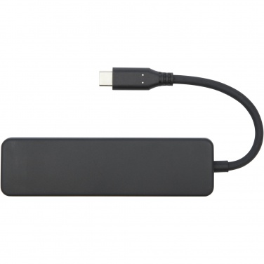 Logotrade reklaminės dovanos nuotrauka: Loop RCS perdirbto plastiko daugialypės terpės adapteris USB 2.0-3.0 su HDMI prievadu