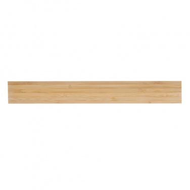 Logotrade firminės dovanos nuotrauka: Timberson ypač stora 30 cm dvipusė bambuko liniuotė
