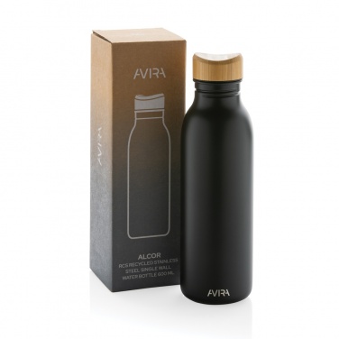 Logotrade verslo dovanos nuotrauka: Avira Alcor RCS Re-steel vienos sienelės vandens butelis 600 ML