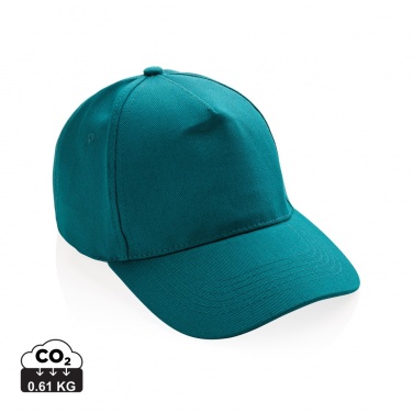 Logotrade reklaminės dovanos nuotrauka: Impact 5-panel 280gr Perdirbtos medvilnės kepuraitė su AWARE™ žymekliu