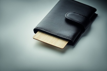 Logotrade firminės dovanos nuotrauka: RFID kortelė iš bambuko medžiagos