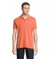 PLANET MEN Polo 170g, Pop oranžinė