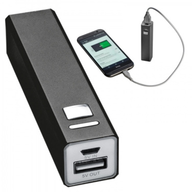 Logotrade firminės dovanos nuotrauka: Metalinis maitinimo blokas PORT HOPE 2200mAh