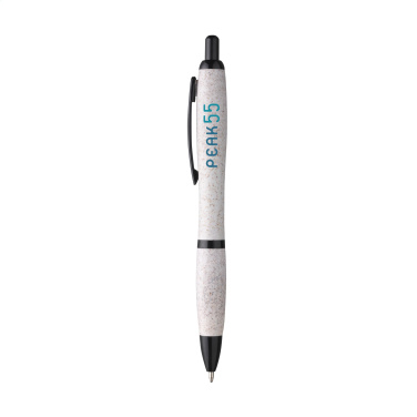 Logotrade firminės dovanos nuotrauka: Athos Wheat-Cycled Pen kviečių šiaudų rašiklis