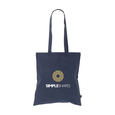 Logotrade firminės dovanos nuotrauka: Shoppy Color maišelis GRS perdirbta medvilnė (150 g/m²)