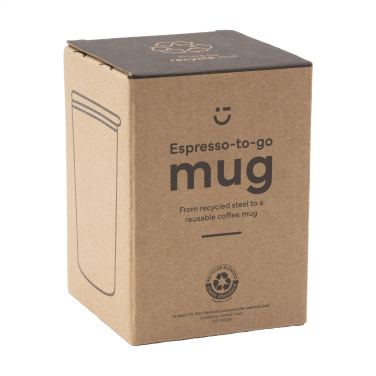 Logotrade verslo dovanos nuotrauka: Espresso-to-Go puodelis RCS perdirbto plieno 170 ml