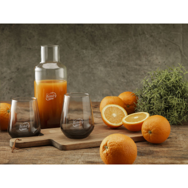 Logotrade firminės dovanos nuotrauka: Smokey Water Glass 450 ml