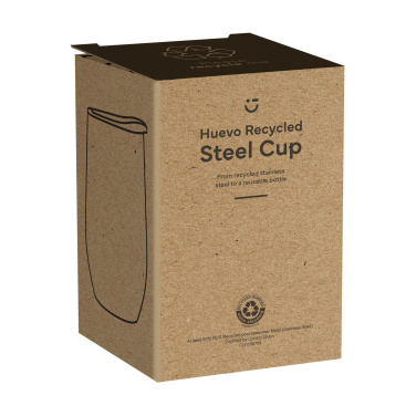 Logotrade reklaminės dovanos nuotrauka: Huevo RCS Recycled Steel Cup 350 ml termopuodelis