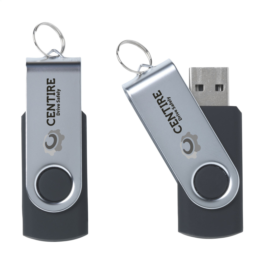 Logotrade reklaminiai produktai nuotrauka: USB Twist iš sandėlio 4 GB