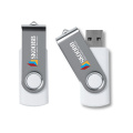 USB Twist 4 GB, baltas