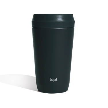 Logotrade reklaminiai produktai nuotrauka: Patentuotas „Topl“ perdirbto plieno „To Go“ 354 ml