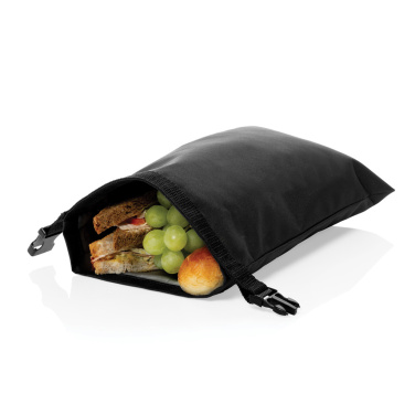 Logotrade reklaminės dovanos nuotrauka: „Snackstrap AWARE™“ sulankstomas pietų maišelis iš RPET medžiagos, 30 x 20 cm