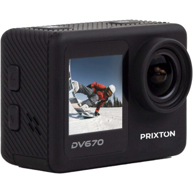 Logotrade firminės dovanos nuotrauka: „Prixton DV670“ 4K dviejų ekranų veiksmo kamera