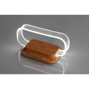 Logotrade dovana nuotrauka: Telefono stovas su belaidžiu įkrovikliu JEROME Pierre Cardin