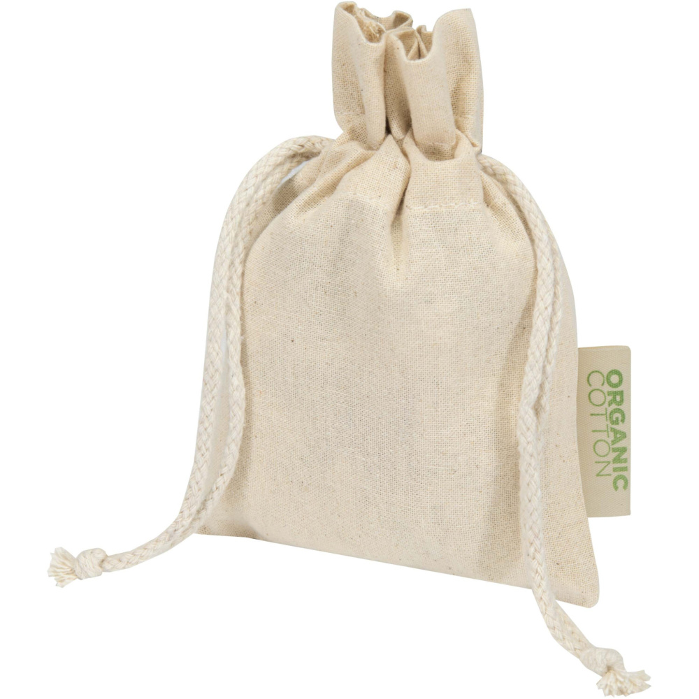 Logotrade dovana nuotrauka: Odisha 140 g/m² OCS ekologiškas dovanų maišelis - 15 x 10 cm