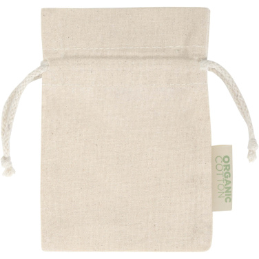 Logotrade verslo dovanos nuotrauka: Odisha 140 g/m² OCS ekologiškas dovanų maišelis - 15 x 10 cm