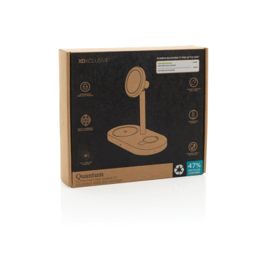 Logotrade firminės dovanos nuotrauka: „Quantum RCS“ itin greitas 25 W magnetinis belaidis stalo įkroviklis