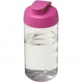 H2O Active® Bop 500 ml sporta pudele ar pārslēdzamu vāku, Caurspīdīgs / Rozā