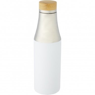 Logotrade ziemassvētku dāvanas foto: Hulan 540 ml vara vakuumizolēta nerūsējošā tērauda pudele ar bambusa vāku