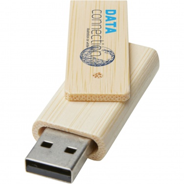 Logotrade Ideja dāvanas foto: Pagrieziet 8 GB bambusa USB zibatmiņas disku