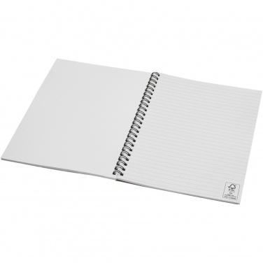 Logotrade korporatīvās dāvanas foto: Desk-Mate® A5 krāsu spirālveida piezīmju grāmatiņa